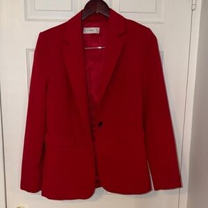 Mango Vibrant Red Blazer
